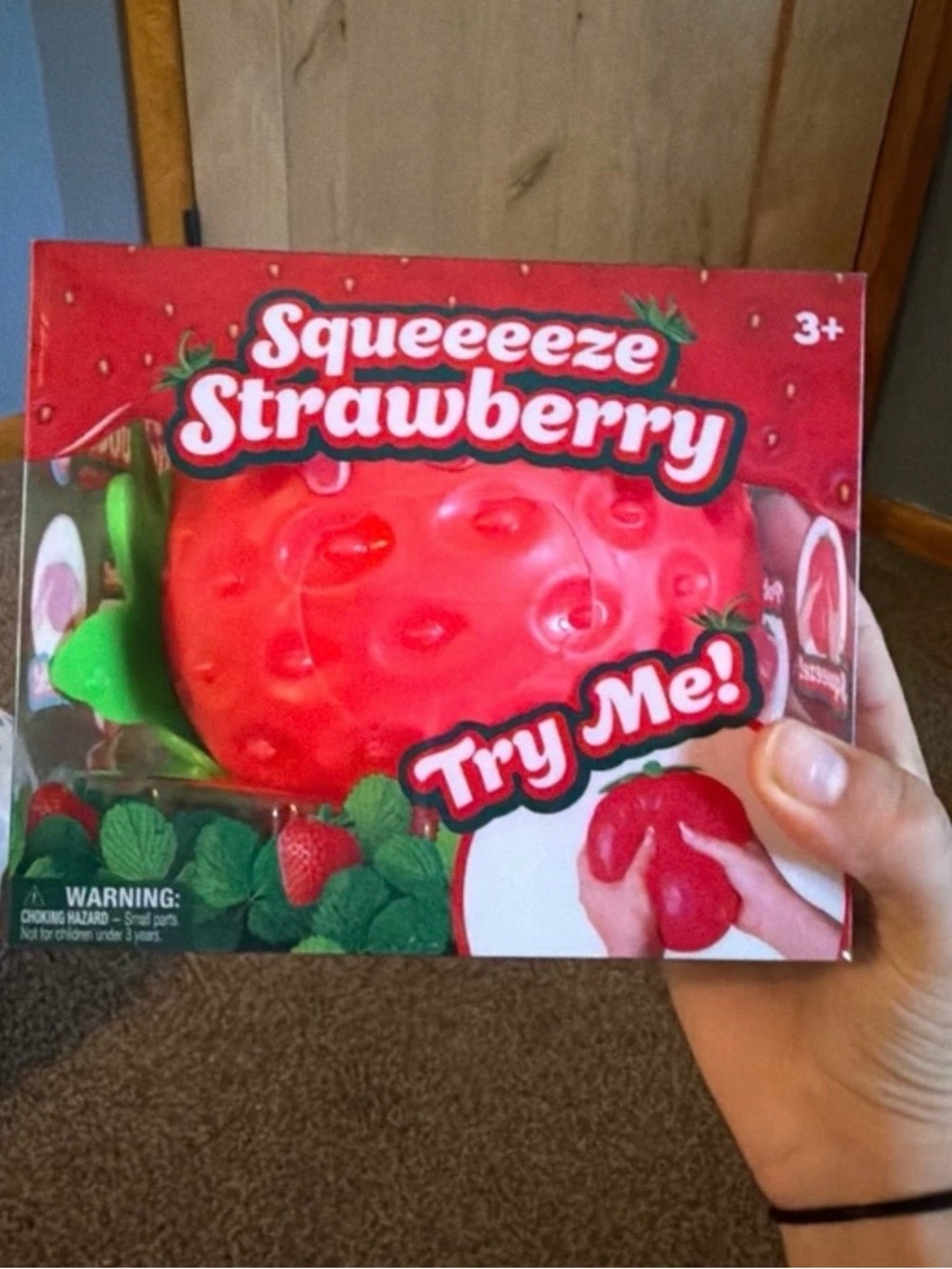 Jumbo Strawberry Squishy